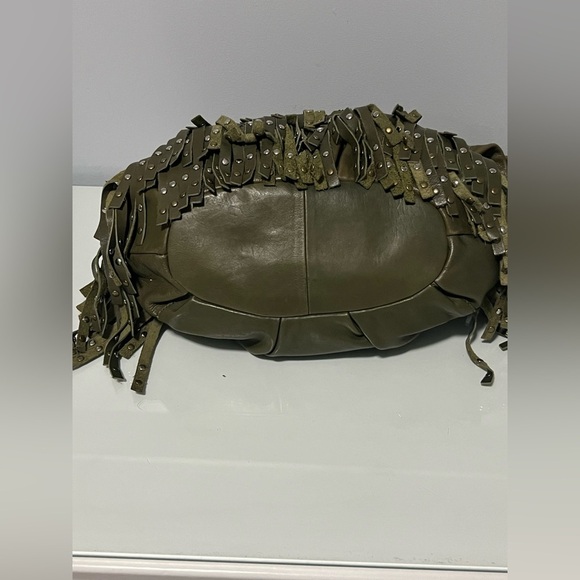 B. Makowsky Olive Fringe Shoulder Bag - Picture 6 of 13